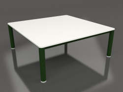 Table basse 94×94 (Vert bouteille, DEKTON Zenith)