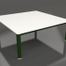 Modelo 3d Mesa de centro 94×94 (verde garrafa, DEKTON Zenith) - preview