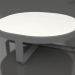 Modelo 3d Mesa de centro redonda Ø90 (DEKTON Zenith, Antracite) - preview