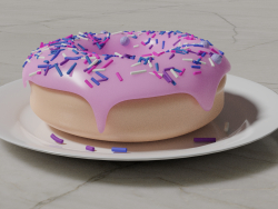 Beignet modèle 3D | MODÈLE 3D DONUT HIGH POLY modèle 3D