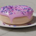 3d Пончик 3D модель | DONUT HIGH POLY 3D MODEL 3D model модель купить - ракурс