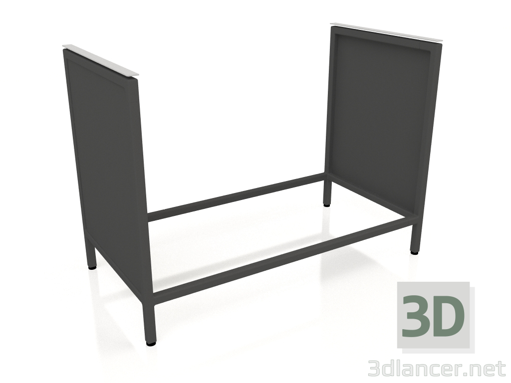 3d model Island V1 (wall) on 60 frame 2 (black) - preview