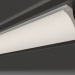 modello 3D Cornice soffitto in gesso con illuminazione KGC 018 (100x100) - anteprima