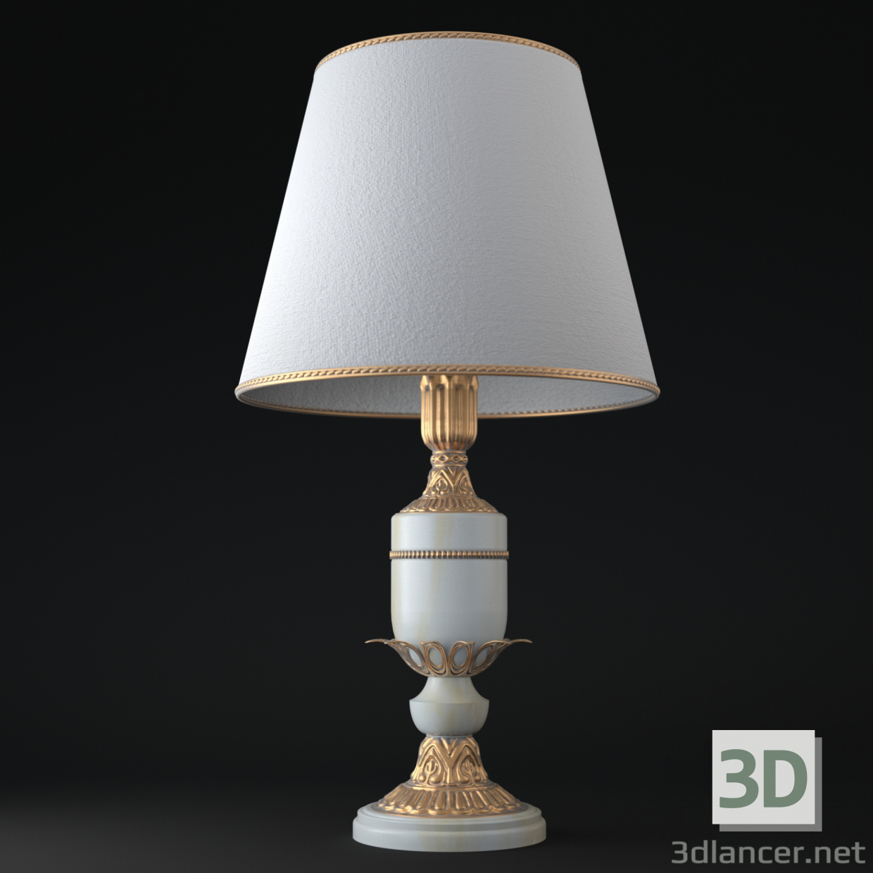 modèle 3D Lampe de table - preview