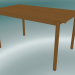 3d model Table Linear Steel (140 cm, Brunt Orange) - preview