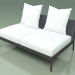 3d model Central sofa module 006 (Metal Smoke, Batyline Gray) - preview