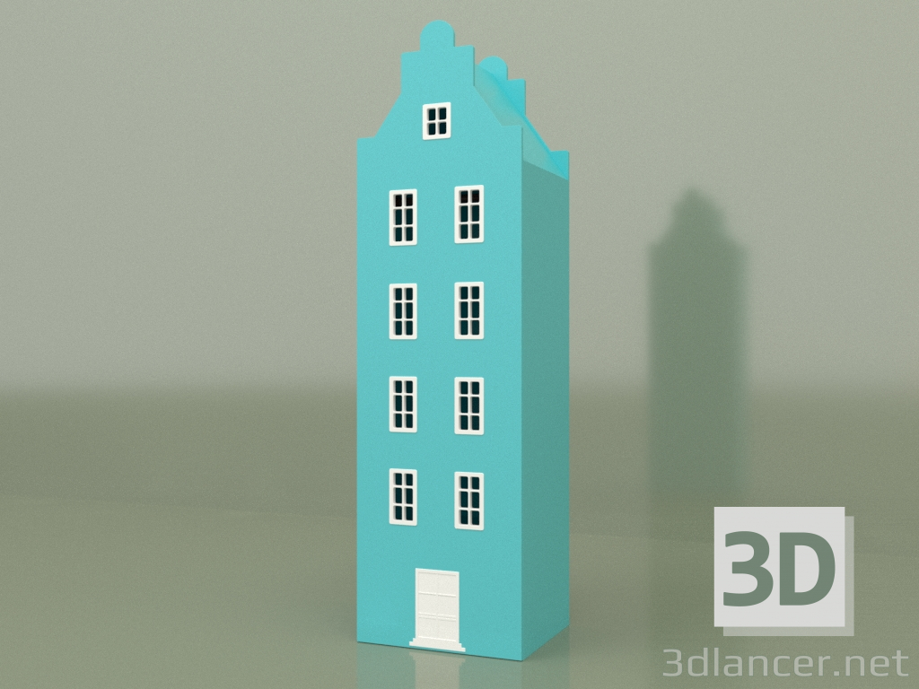 3d model Armario-lodge ASH-7XL (Aqua) - vista previa