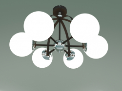 Ceiling chandelier 70082-6 (chrome-black)