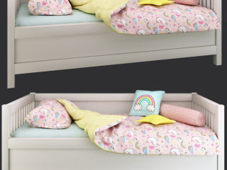 3D-Modell "Kinderbett"