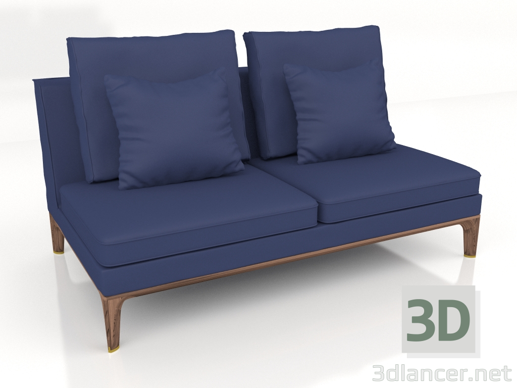 3D Modell Sofamodul DG 176 centrale - Vorschau