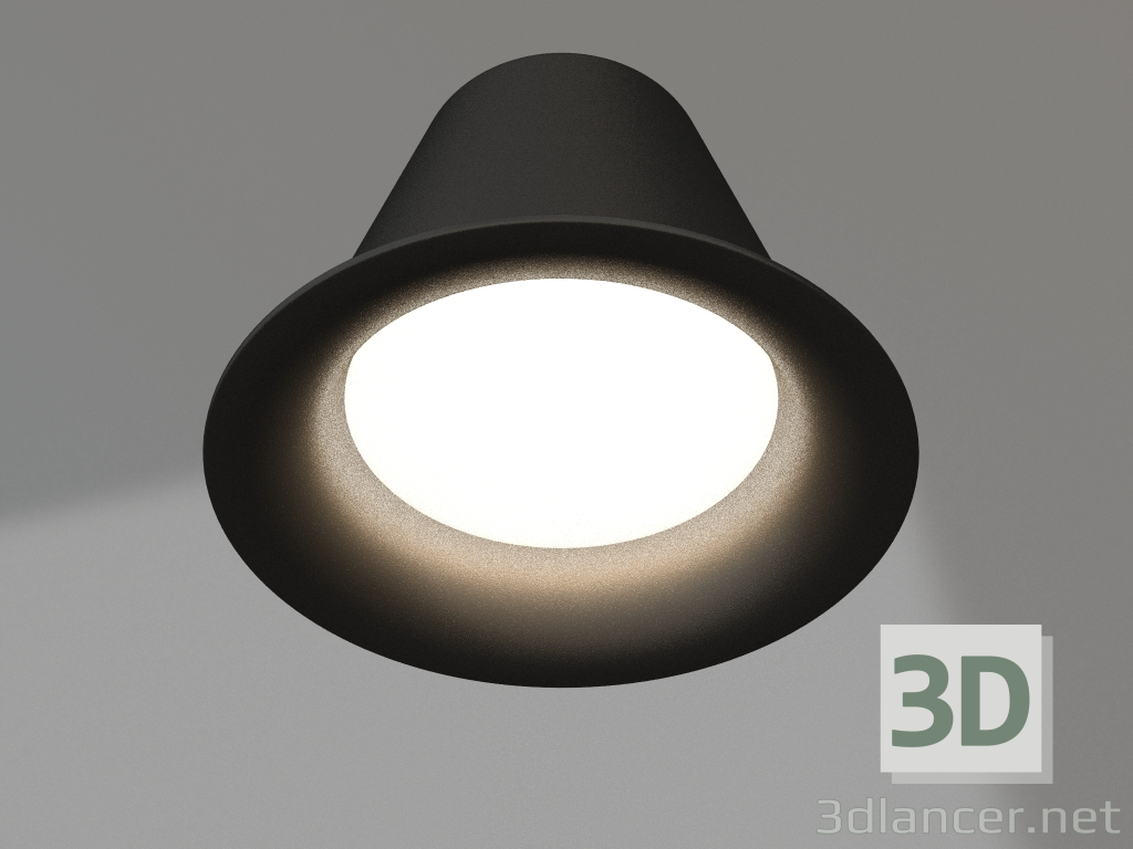 modèle 3D Lampe MS-BLIZZARD-BUILT-R90-6W Warm3000 (Noir, 100°, 230V) - preview