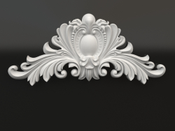 Decorative plaster element DE 015 (332x750)