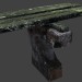 3d Bench model buy - render