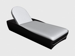 Chaise longue avec Deckchair Cinema intérieur boîte 46600 46650