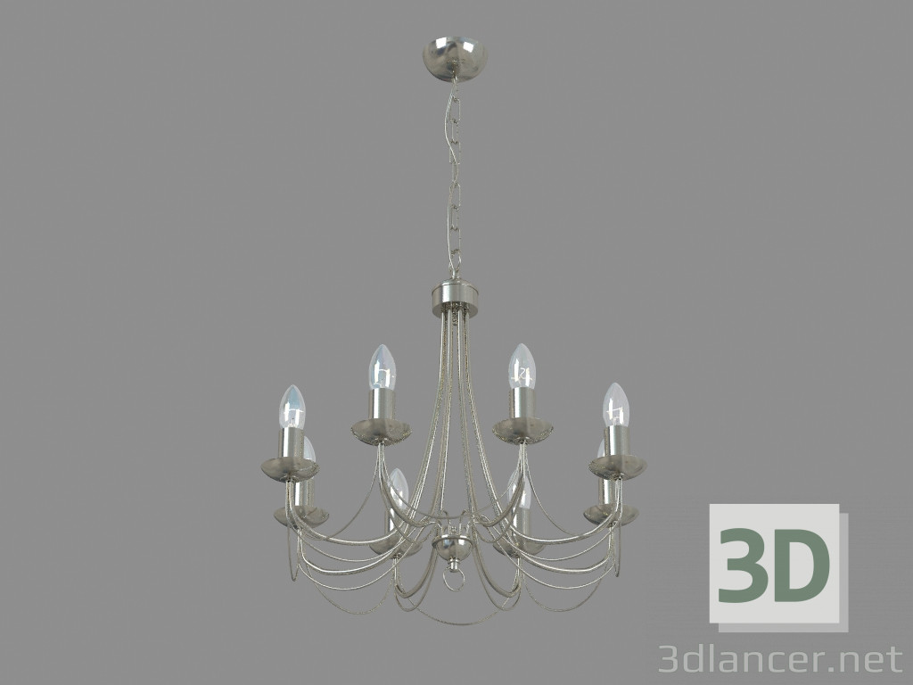 Modelo 3d Chandelier A6300LM-8AB - preview