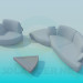 3d model Sofa - preview