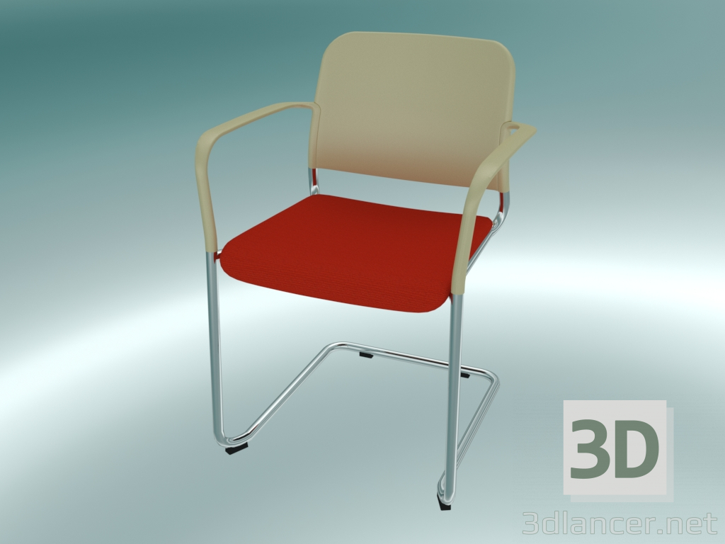 3D modeli Konferans Koltuğu (502V 2P) - önizleme