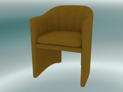 Dining chair, office Loafer (SC24, H 79cm, 57x59cm, Velvet 5 Amber)