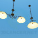 3d model Chandelier and lamp set - preview