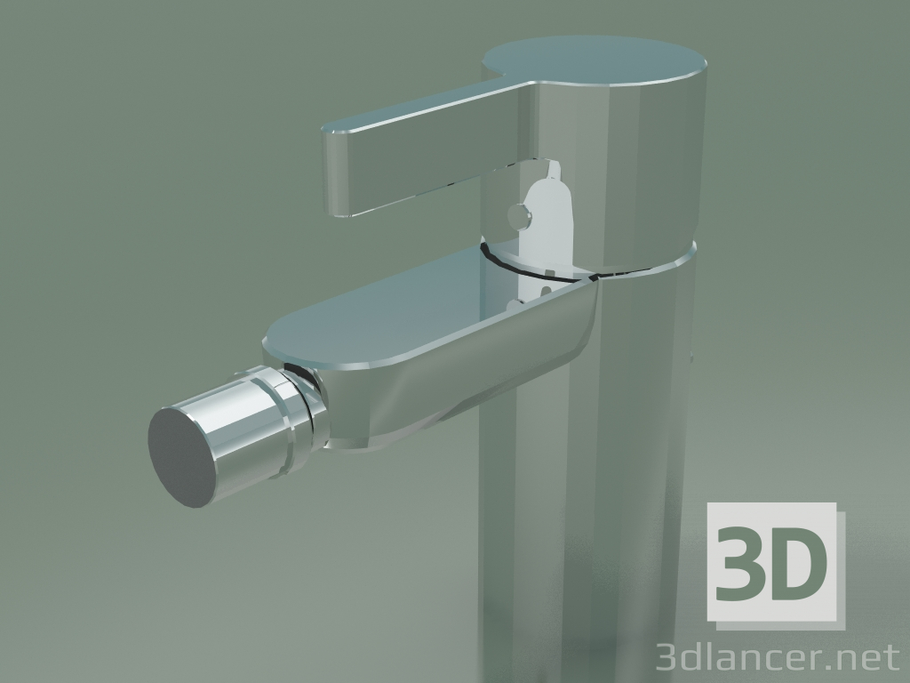 modello 3D Miscelatore monocomando bidet (31261000) - anteprima