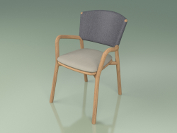 Chaise 061 (Gris, Teck)