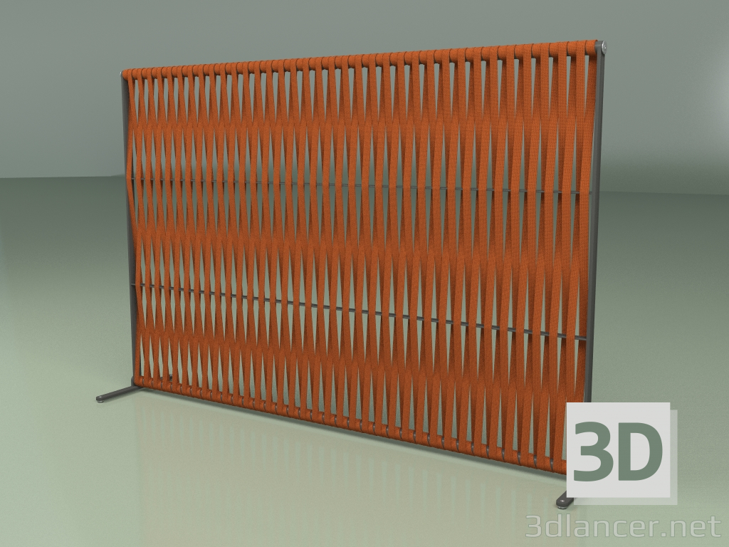 3d model Pantalla 002 (Cinturón 25mm Naranja) - vista previa