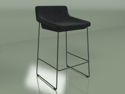 Silla semi-bar Comfy (negra)