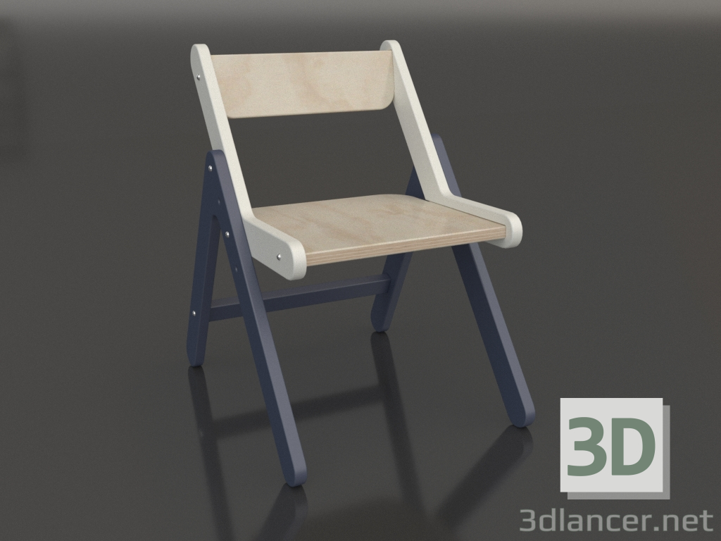 modello 3D Sedia NOOK C (CIDNA1) - anteprima