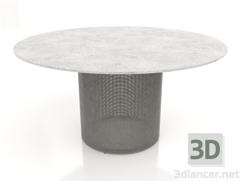 3d модель Стол обеденный Ø140 (Quartz grey) – превью