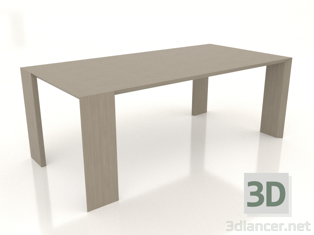 3d model Mesa de comedor Ispolin 2000x1000x750 mm (opción 2) - vista previa 3d model Mesa de comedor Ispolin 2000x1000x750 mm (opción 2) - vista previa