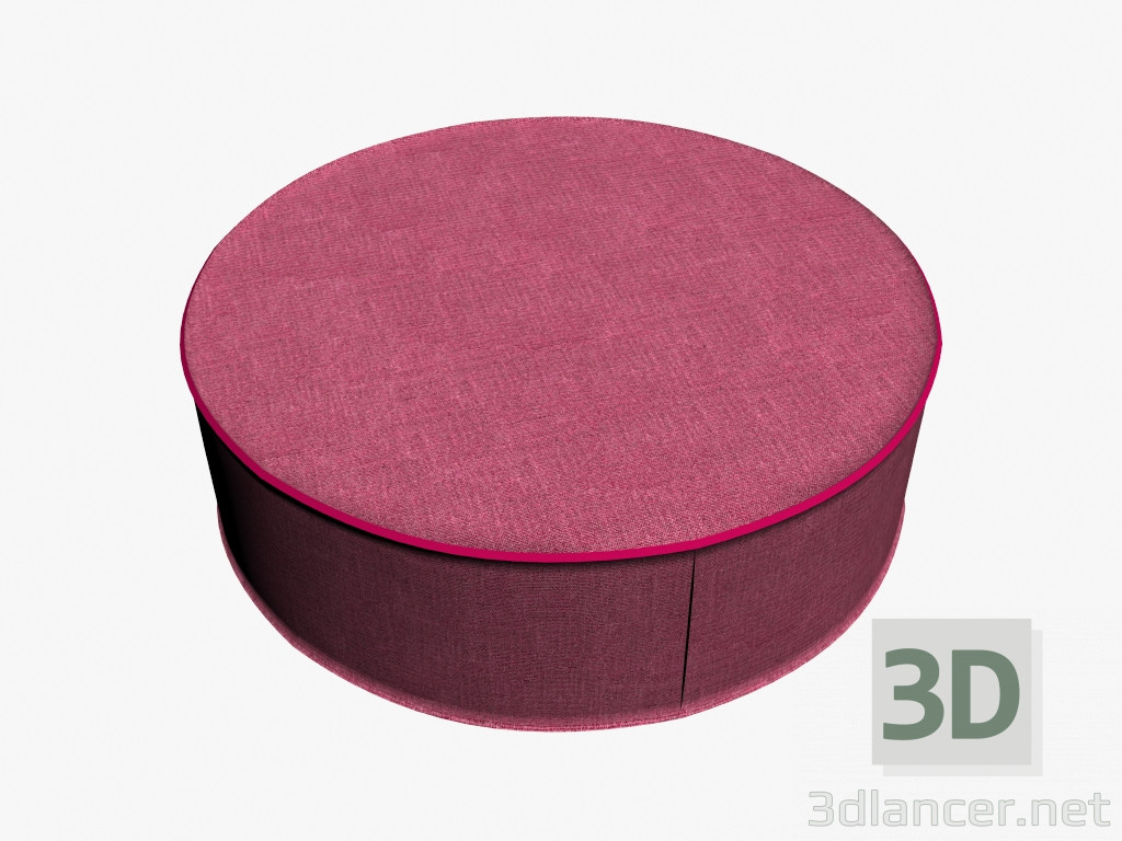 3D Modell Pouf Subo (Durchmesser 60 x 18) - Vorschau