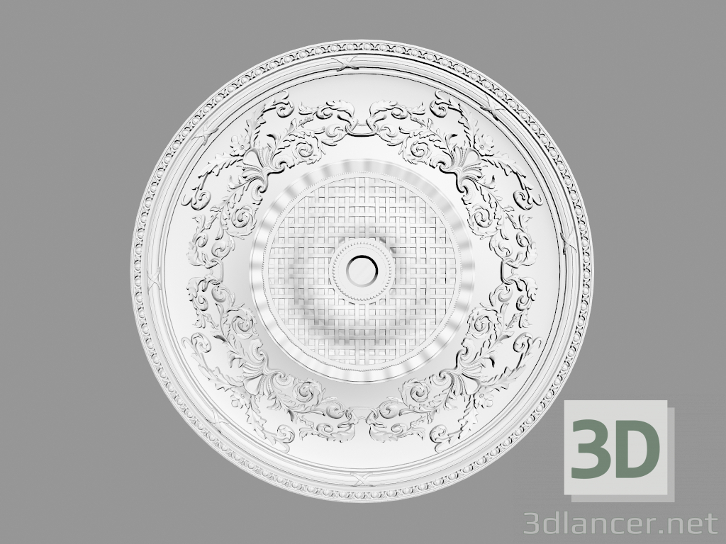 3D modeli Tavan çıkışı (P120) - önizleme