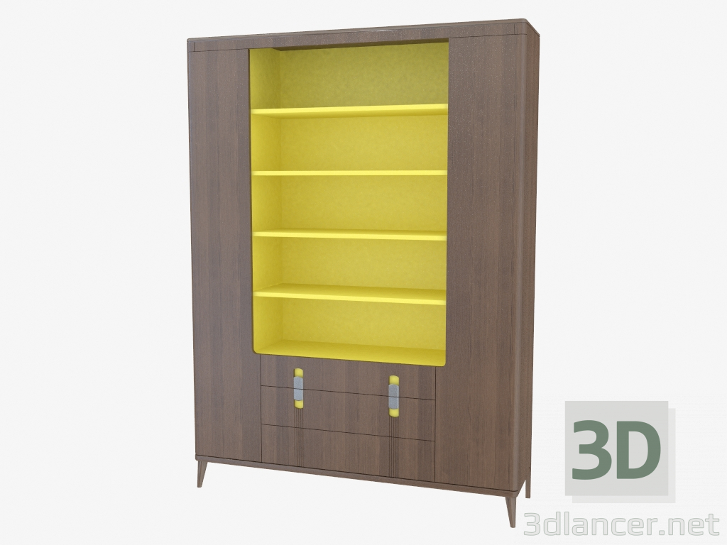 3D modeli Kitaplık sanatı. 08270104 (1684х448хh2298 mm) - önizleme