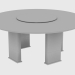 modello 3D Tavolo da pranzo EDWARD TABLE ROUND (d180xH74) - anteprima