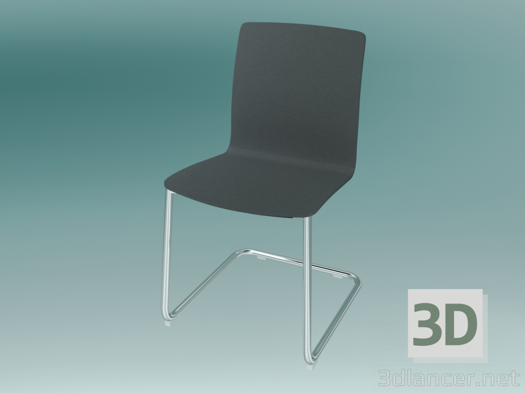 modello 3D Sedia visitatore (K12VN1) - anteprima