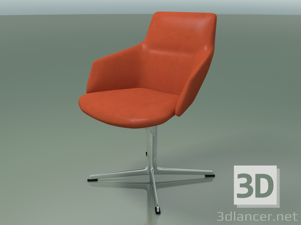 3d model Sillón de conferencias sobre 4 pilares 1928 - vista previa