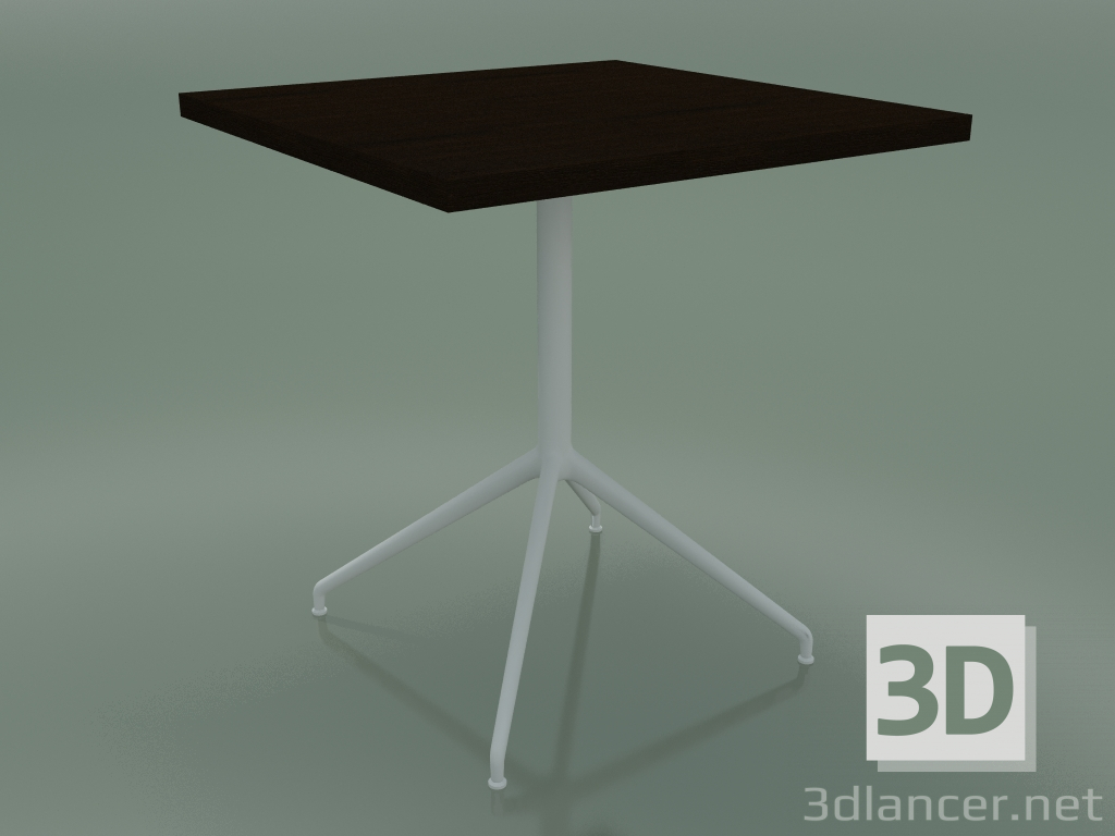 3D modeli Kare masa 5754 (H 74.5 - 70x70 cm, Wenge, V12) - önizleme