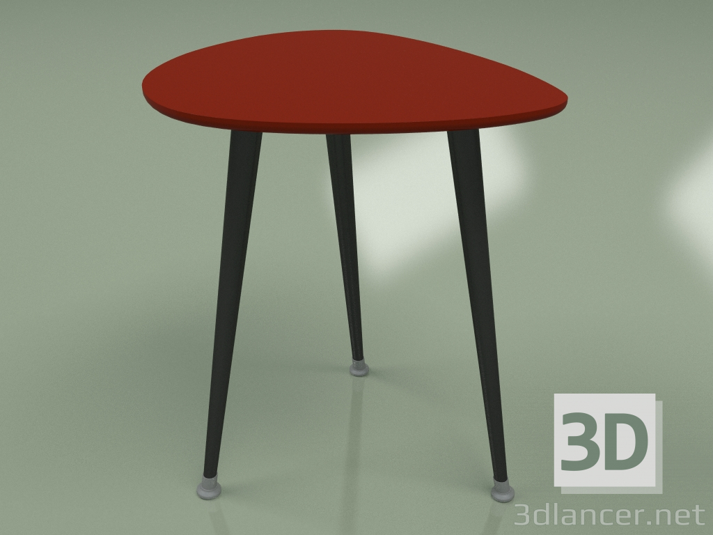 3d model Mesa auxiliar Drop (burdeos) - vista previa