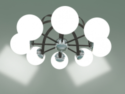 Ceiling chandelier 70082-8 (chrome-black)