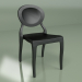 3d model Silla Romola Apilable (negra) - vista previa