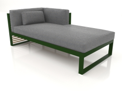 Modulares Sofa, Abschnitt 2 rechts (Flaschengrün)