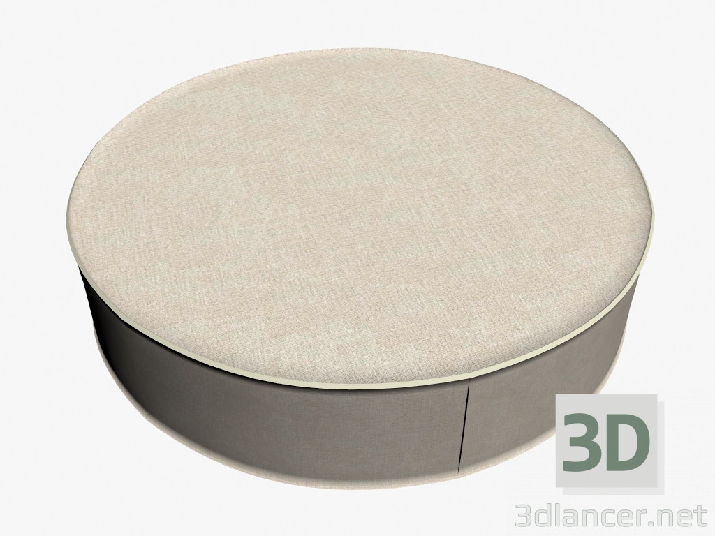 3d model Subo de PUF (diámetro 80 x 22) - vista previa