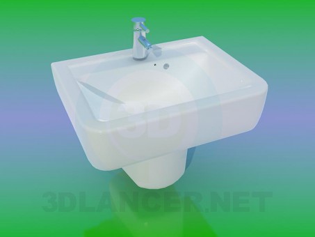 modèle 3D Lavabo - preview