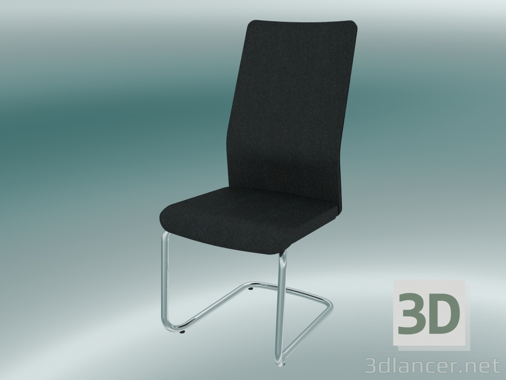 Modelo 3d Cadeira cantilever com encosto alto - preview