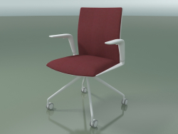 Silla 4807 (4 ruedas, con tapizado frontal - tela, V12)