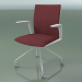 3d model Chair 4807 (4 castors, with front trim - fabric, V12) - preview