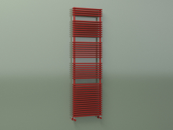 Towel rail FLAUTO 2 (1762x506, Red - RAL 3000)