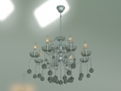 Lustre suspendu Brezza 10107-8 (cristal fumé chromé)