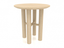 Tabouret JT 062 (option 2) (D=400x430, bois blanc)