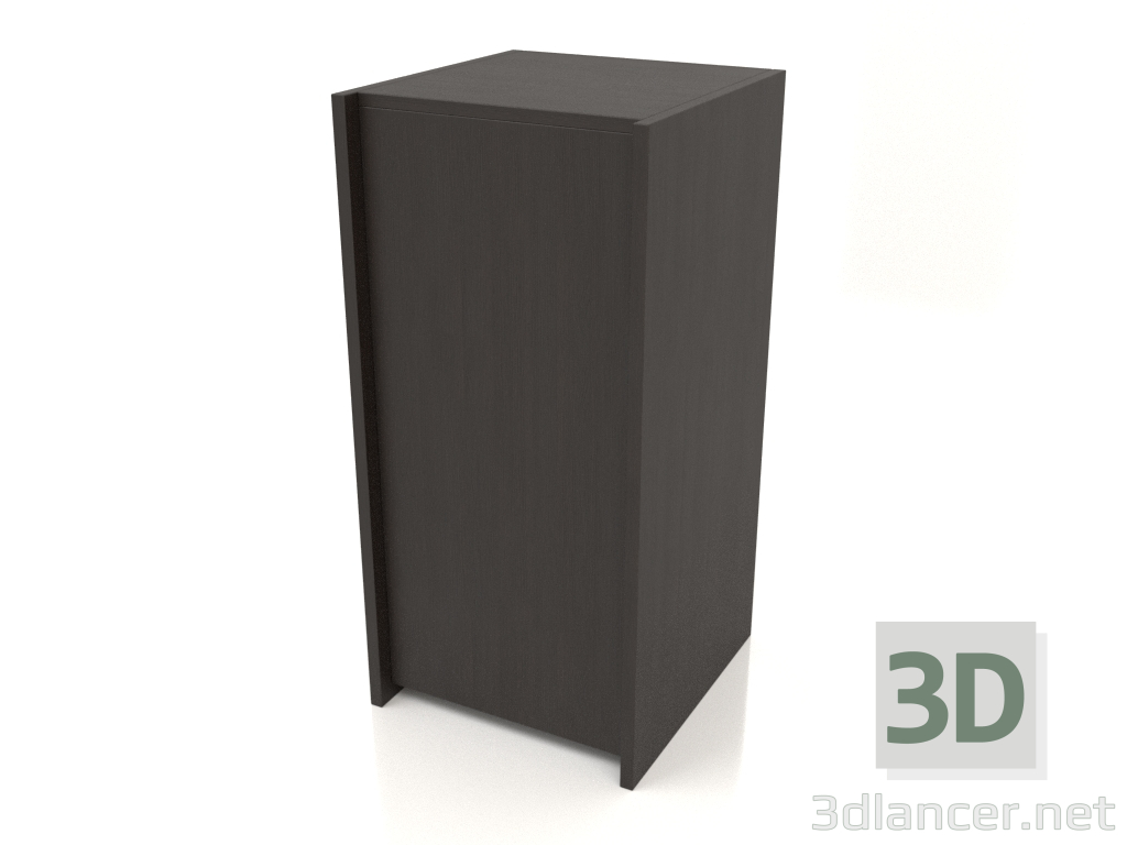 3d model Armario modular ST 07 (392х409х816, marrón madera oscuro) - vista previa